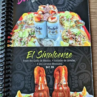 This is page 9 of their drink menu.  Photo taken June 6, 2023.