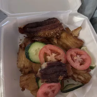 Chicharron Con Yuca