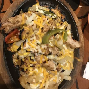 chicken fajitas