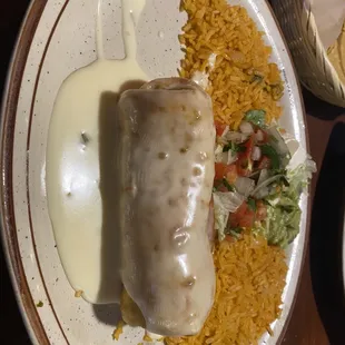 Steak chimichanga