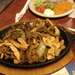 Yum!! And this is fajitas for one!! Plenty for two!!