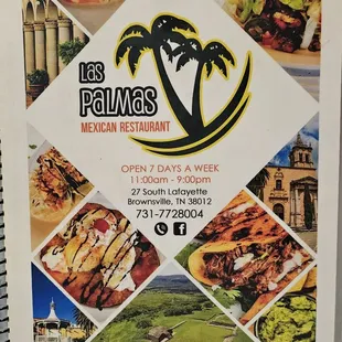 a menu for a mexican restaurant