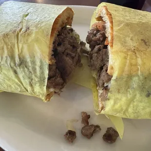 Carne asada torta.