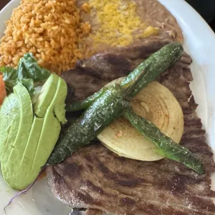 Carne Asada Plate