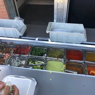 DIY outside sauces, salsas, and condiments