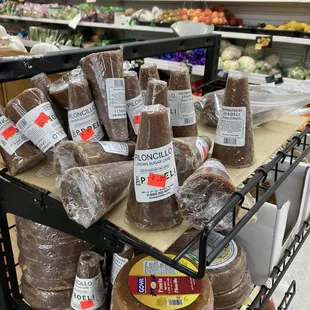 a variety of cheeses