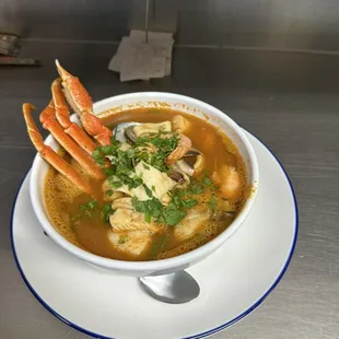 Sopa de mariscos