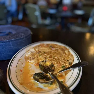 Queso flameado with chorizo