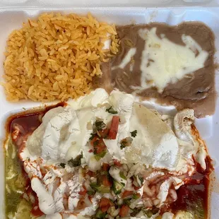 Delivered:  Mexican Enchiladas