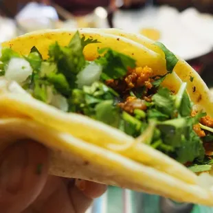 Delicious Chorizo Taco