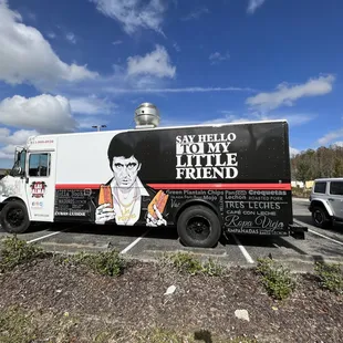 Back of the newly painted truck.