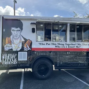 Front of the newly painted truck.