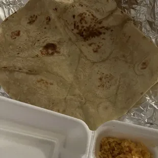 One tortilla