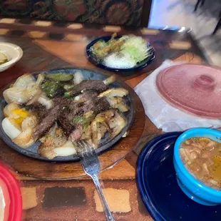 Lunch fajitas