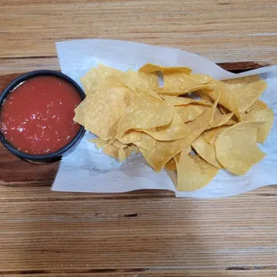 Complimentary chips and salsa - very tasty