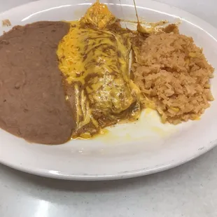 Child enchilada plate