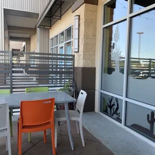 Cool comfortable clean patio