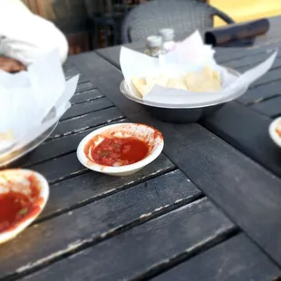 plates of food on a table