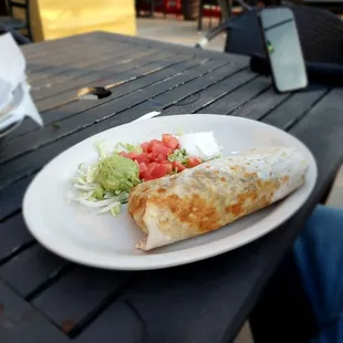 Tex-Mex Ground Beef Burrito