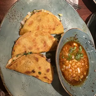 Birria Tacos with Consommé