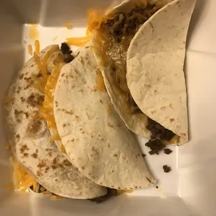 Soft Tacos- Meat and cheese only (Take out)
