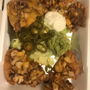 Chicken Nachos Tejanos (Take out)