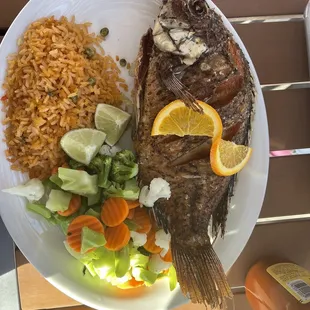 Mojarra Frita Whole Fried Tilapia