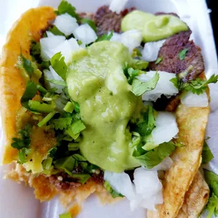 Taco your time. Hurry up.