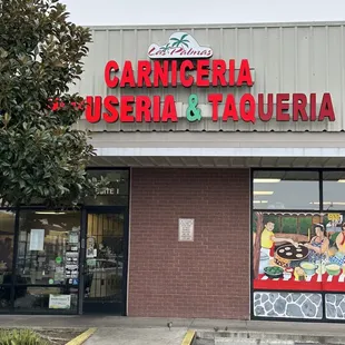Signage of the entrance