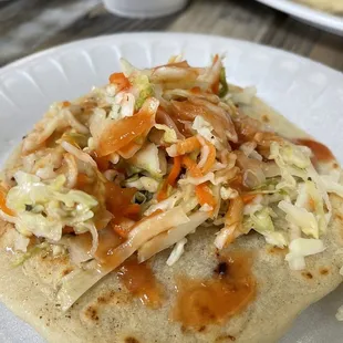 Cheese and Frijole pupusa