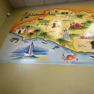 Mural of El Salvador