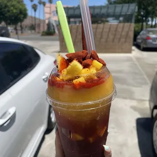 Two in one: Diablito &amp; mango raspado!