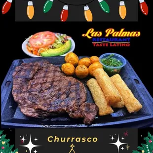 Churrasco con chimichurri