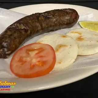 Morcilla con Arepa