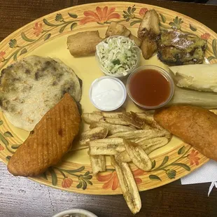 Appetizer- sampler platter