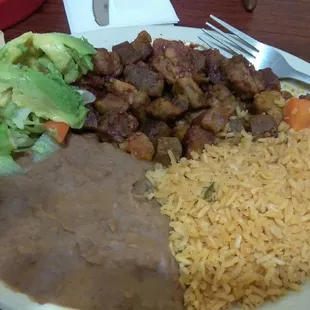 Carnitas with hot sauce