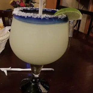 Top shelf Margarita extra shot of patron