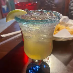 Patron margarita on the rocks
