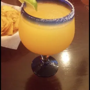 Peach habernero margarita