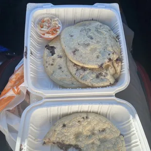 two takeout containers