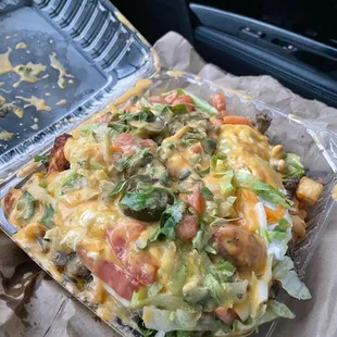 Cheese Steak and Shrimp Fries
