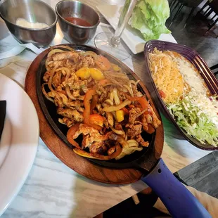 Chicken fajitas