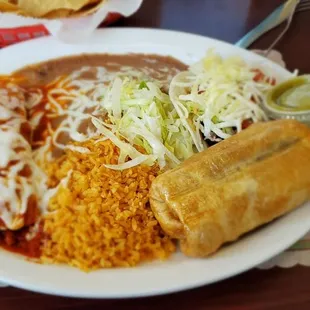 A la cart combination plate