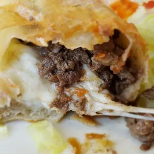 Steak chimichanga