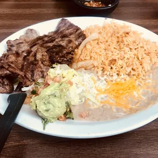 Carne Asada lunch