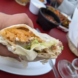 Veggie burrito