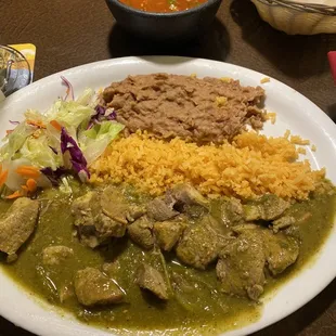 Chile Verde Plate