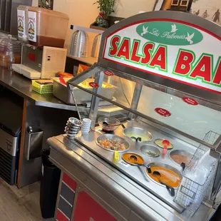 Salsa bar!