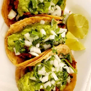 Carne asada mini tacos