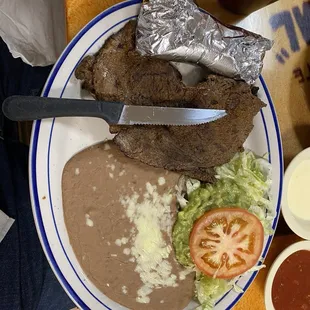 Carne asada plate